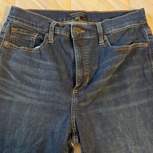 Banana Republic Dark Wash Blue Soft Curvy High Rise Skinny Jeans size 30/10